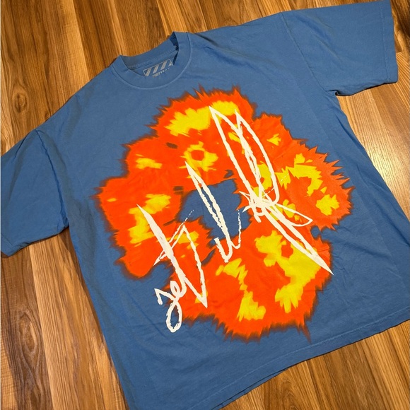 Offset denim tears Tee - Picture 1 of 2